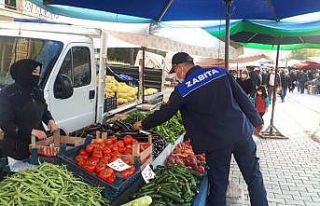 Emet pazarında Korona virüs ve fiyat denetimi