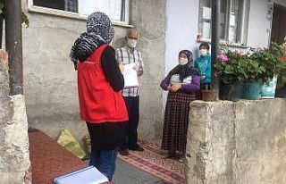 Engelli evde bakım aileleri ziyaret edildi