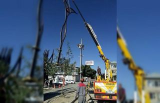 Erciş Belediyesi Dalan Caddesi’ni dekoratif direklerle...