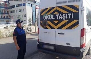 Ereğli’de okul servislerine denetim