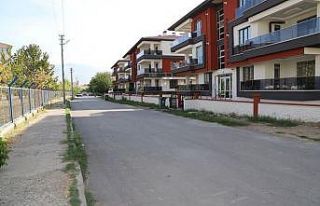 Erzincan’da kaldırım çalışmaları sürüyor