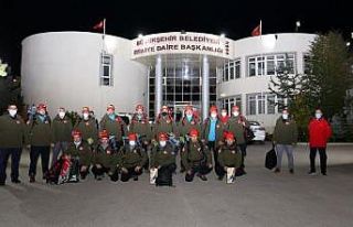 Erzurum Büyükşehir’in kurtarma ekibi askeri uçakla...