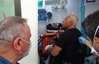 Eşinin darp ettiği iddia edilen engelli koca polise...