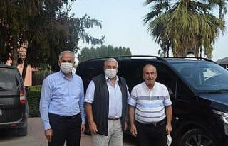 Eski Bakan Şeker’den Başkan Yaman’a ziyaret