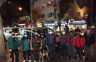 Eskişehir İHH Arama Kurtarma Birimi deprem bölgesine...