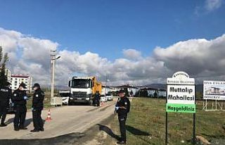 Eskişehir’de bir mahallenin giriş ve çıkışları...