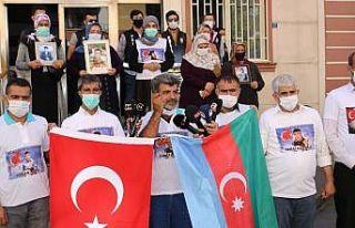 Evlat nöbetindeki ailelerden Azerbaycan’a destek...