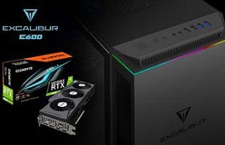 Excalibur E600 oyun bilgisayarı yeni NVDIA ekran...