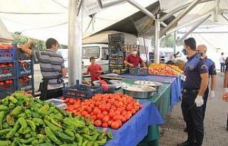 Eyyübiye’de korona virüs denetimi