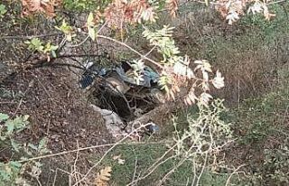 Freni patlayan araç uçuruma yuvarlandı: 1 ölü