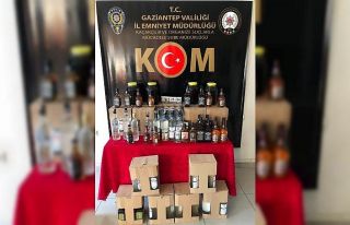 Gaziantep’te kaçak ve sahte alkol operasyonu
