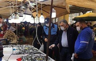 Gebze Zabıtası balıkçıları denetledi