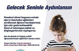 ‘Gelecek seninle aydınlansın’ projesi için...