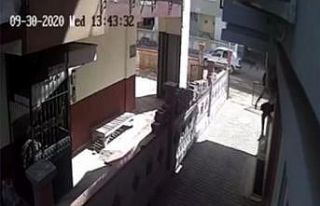 Genç kız pencereden atlayıp motosiklet hırsızlarını...