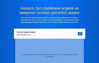 Giresun Üniversitesi, kendi geliştirdiği toplantı...