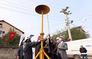 Gölcük Hamidiye Köyü’nde doğalgaz sevinci