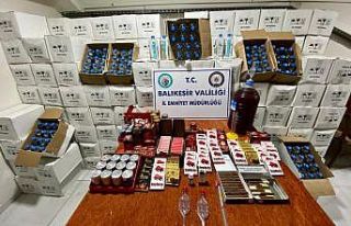 Gönen’de 4 bin 150 litre etil alkol ele geçirildi
