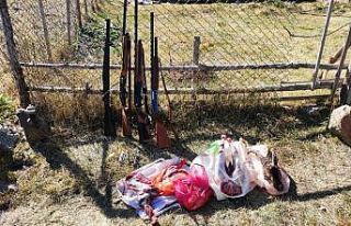 Gümüşhane’de tabiat parkı içinde yaban keçisi...