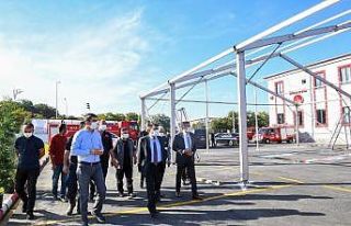 Gürkan hazırlıkları yerinde inceledi