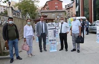 Güzellik salonundan Hakkari’deki 50 okula dezenfektan...