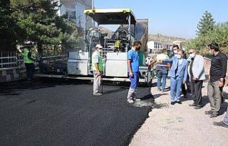 Hacılar’da yol yapım çalışmaları tam gaz devam...