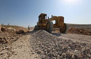 Haliliye kırsalında yol çalışmaları sürüyor
