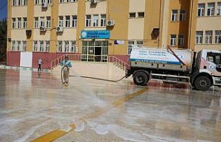 Haliliye’de okullarda dezenfekte çalışmaları