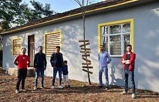 Harabe haldeki köy okuluna can verdiler