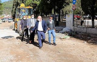 Hastane yolu 2’nci etap çalışması başladı