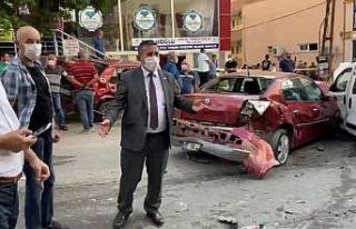 Hatay’da yangına su taşıyan tanker 13 aracı...