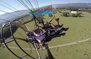 Havacılardan Azerbaycan’a gökyüzünde destek