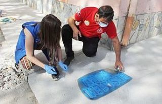 Havran’da gönüllü gençler okul bahçelerini...