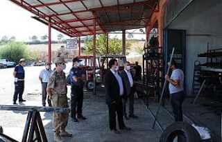 Havza’da maske denetimi