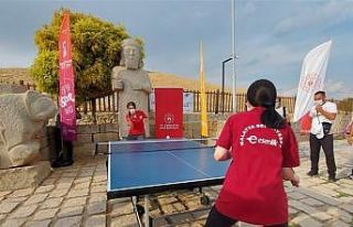 Hem spor yapıldı, hem tarih tanıtıldı