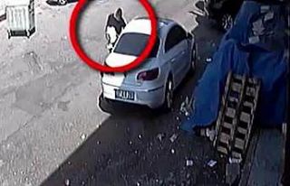 Hırsız önce kameraya sonra polise yakalandı