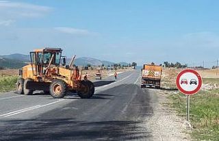 Hisarcık’ta asfalt yama çalışması