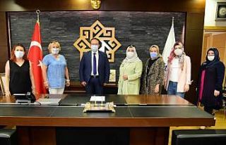 Hünerli ellerin ürünleri satışa sunuldu