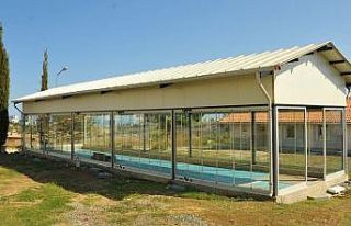 Huzurevine bocce oyun alanı yapımı tamamlandı