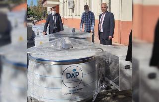 Iğdır’da süt üreticilere süt soğutma tankı...