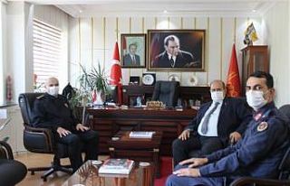 İl Jandarma Komutanı Sandal’dan Kaymakam Ünal’a...