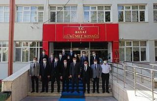 İlçe kaymakamları Bayat’ta toplandı