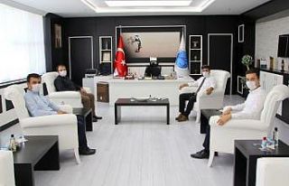 İlçe Kaymakamları Rektörü Karacoşkun’la bir...