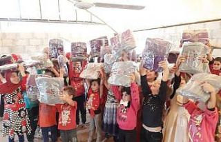 İmkander’den bin 500 çocuğa kışlık elbise...