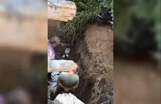 İnşaat alanındaki poşet içinde insan kemikleri...