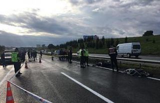 İşe giden motosikletli kazada hayatını kaybetti