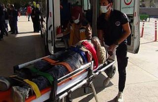 İskeleden düşen işçi ağır yaralandı