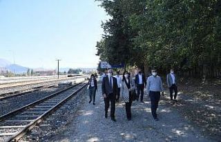 Isparta’da Millet Bahçesi uygulama projesinin çalışmaları...