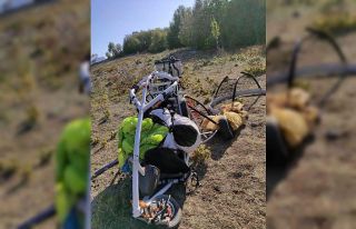 İşte teröristlerin Amanoslar’a geldiği paramotor