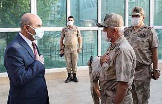 Jandarma Genel Komutanı Orgeneral Çetin, Vali Demirtaş...