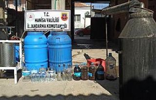 Jandarmadan sahte içkiye darbe